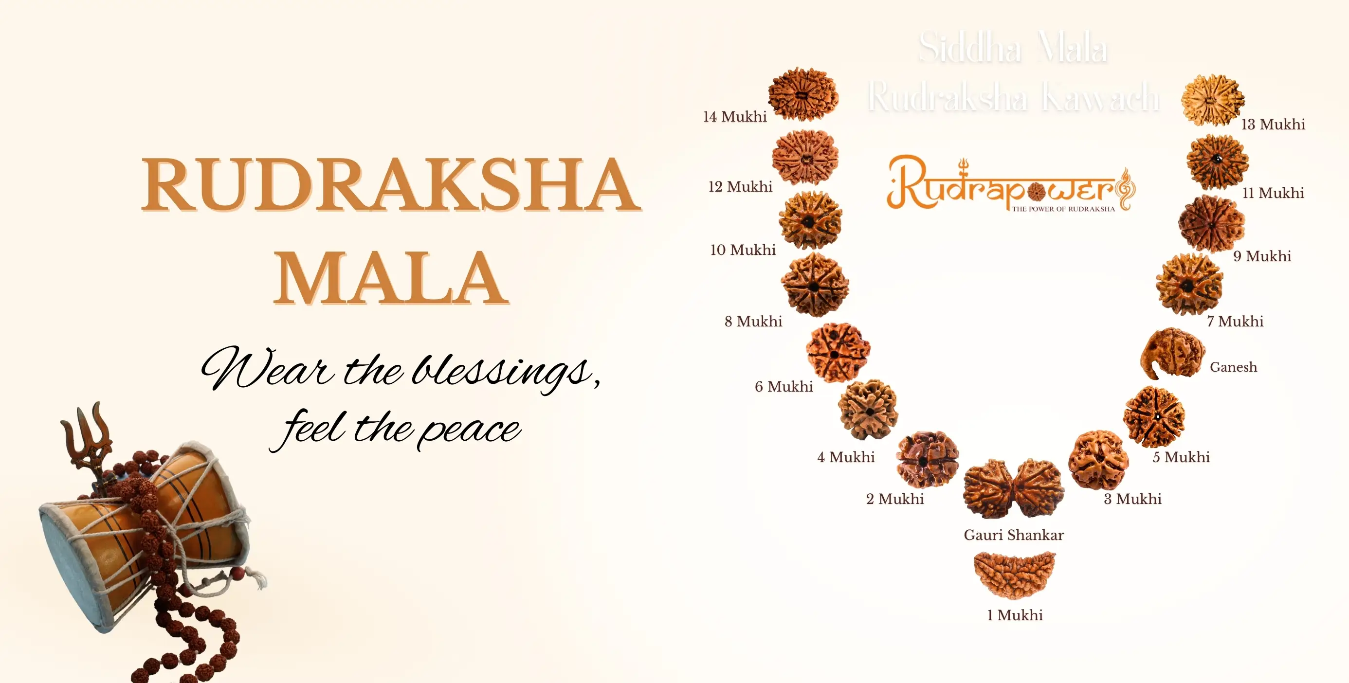 Rudraksha Mala - Wear the blessings, feel the peace