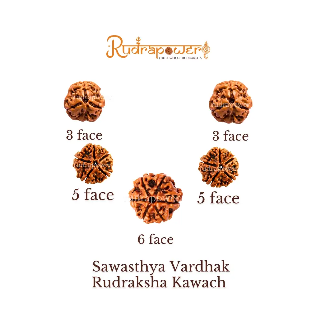 Sawasthya Vardhak Rudraksha Kawach